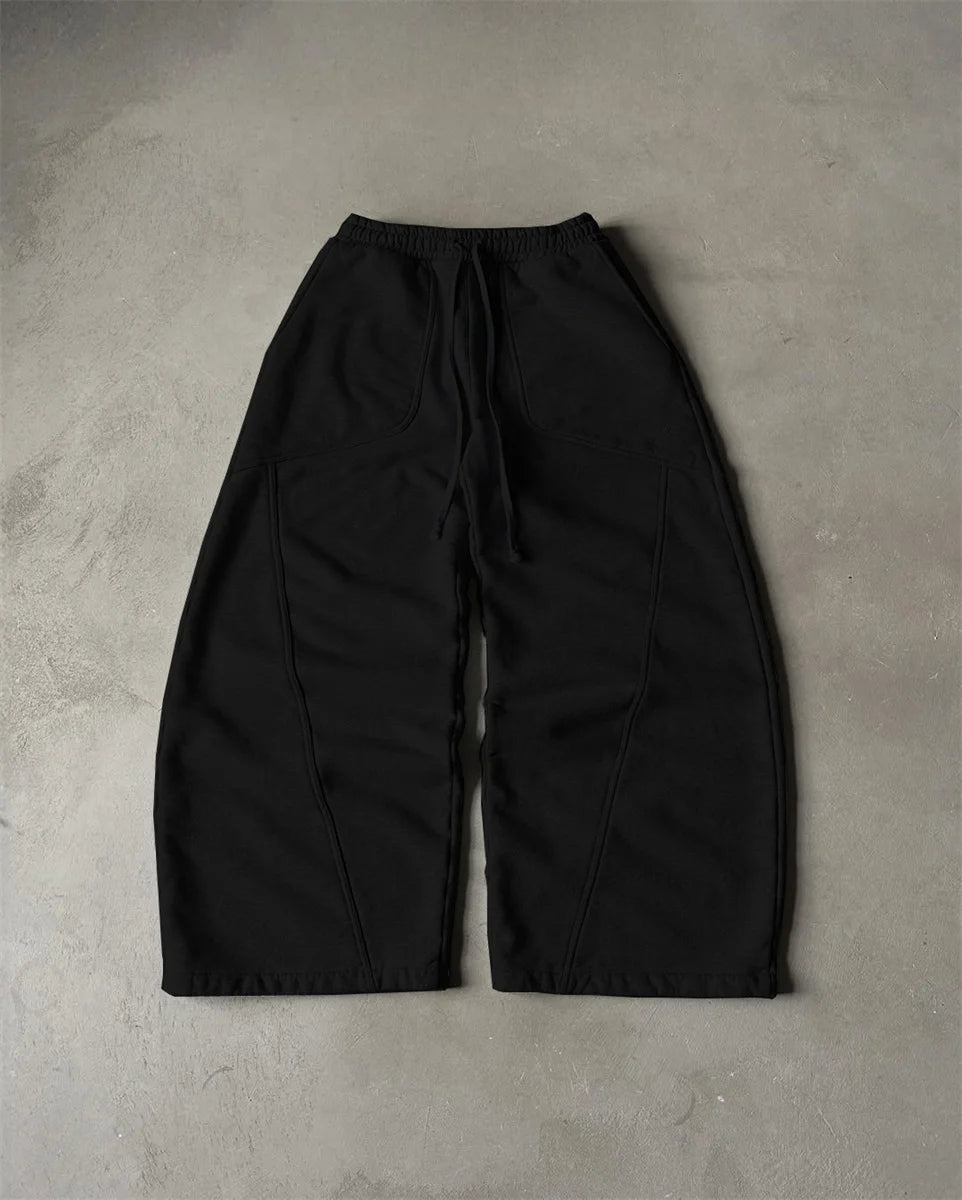 Pantalones Anchos Rectos Unisex | Estilo Hip-Hop Gótico Harajuku Retro Y2K Streetwear
