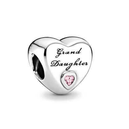 Charm Plata 925 Árbol de la Familia, Pluma, Copo de Nieve y Niño | Dijes Colgantes Compatibles con Pulseras Pandora