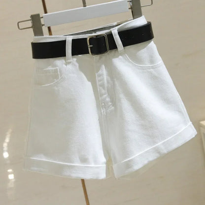 Shorts Vaqueros Mujer Verano | Denim Oversize Cintura Alta Pierna Ancha Streetwear