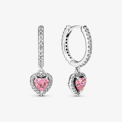 Charm flor margarita rosa de plata 925 – Colgante en forma de flor para pulsera tipo Pandora, joyería elegante para mujer