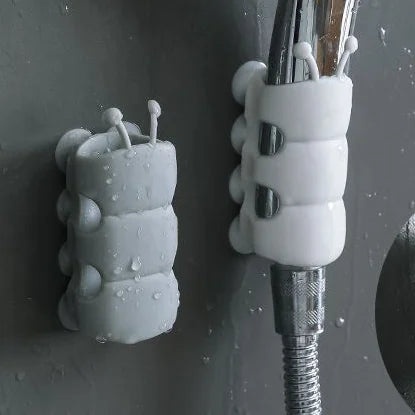 Soporte de Ducha con Ventosa – Portaducha de Baño Ajustable sin Taladro, Fijación Segura y Resistente