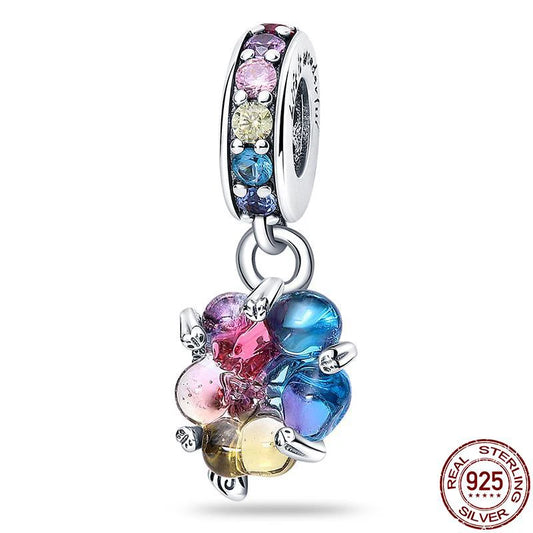 Charm Luciérnaga Luminosa en Plata 925 – Abalorio DIY para Pulseras y Collares Originales Mujer