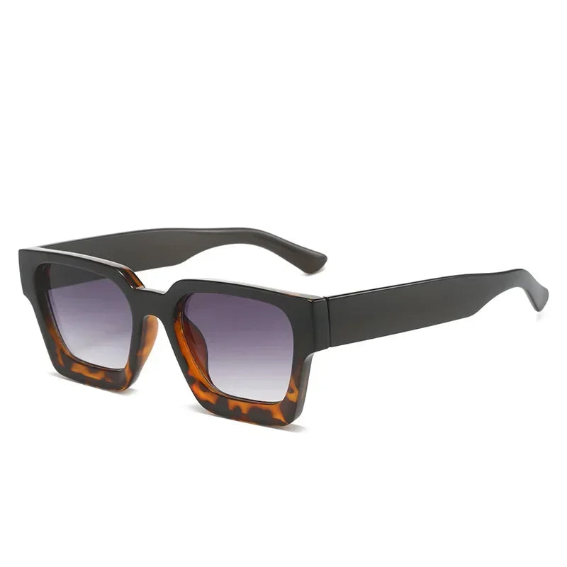 JNPCXI Gafas de Sol Cuadradas de Lujo | Retro Fashion Unisex UV400