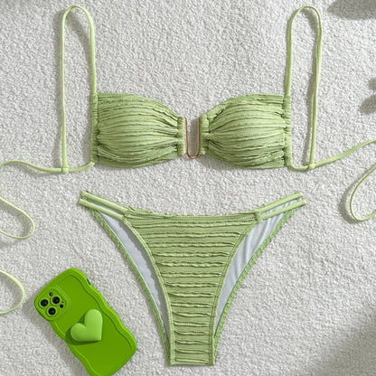 Bikini Sexy Mujer 2025 | Brasileño Push Up Playa y Piscina