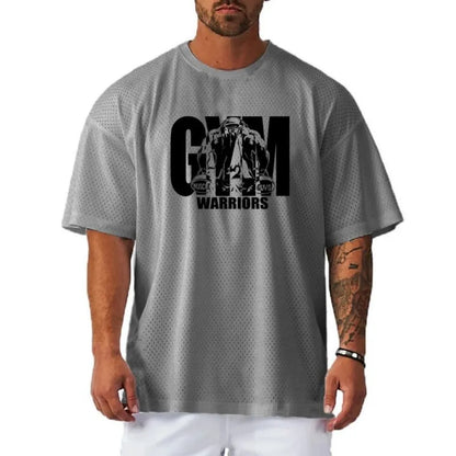 Camiseta Deportiva Casual para Hombre – T-shirt de Gym y Fitness, Manga Corta, Secado Rápido y Transpirable de Verano