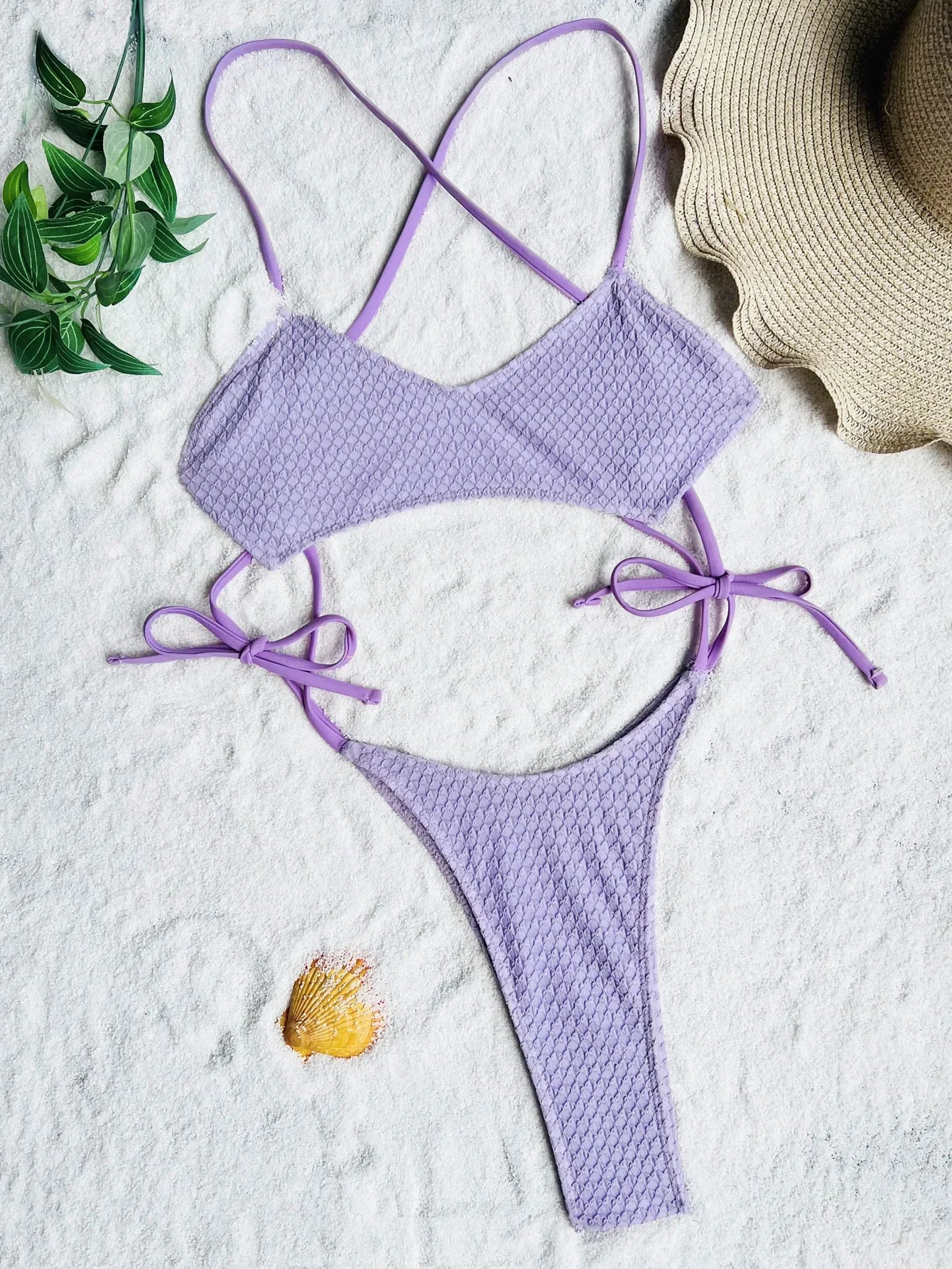 Traje de Baño Entero Mujer | Hollow Tie Halter Backless Playa