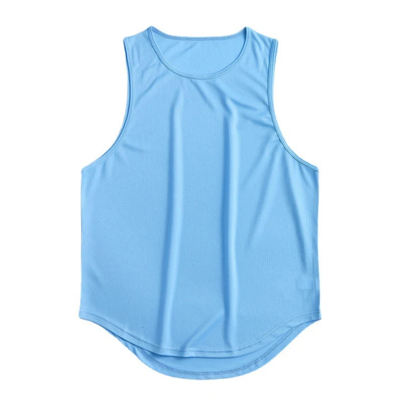 Tank Top Deportivo de Hombre – Camiseta sin Mangas de Gym, Fitness y Baloncesto, Transpirable y Secado Rápido