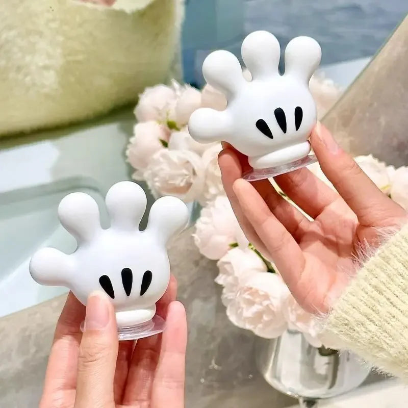 Soporte de Cepillo de Dientes Mickey con Ganchos Multifuncionales | Organizador de Baño sin Taladro