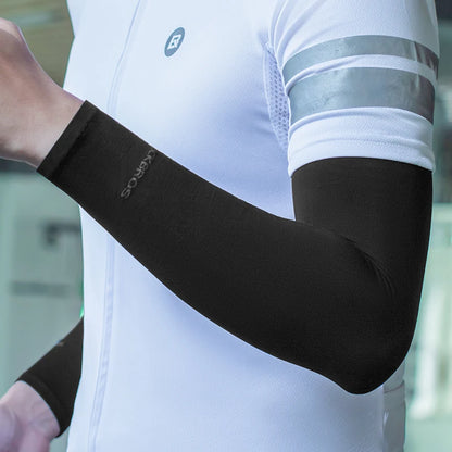 ROCKBROS Mangas Ciclismo Verano – Protección Solar UV, Transpirables y Elásticas para Bicicleta de Carretera y MTB