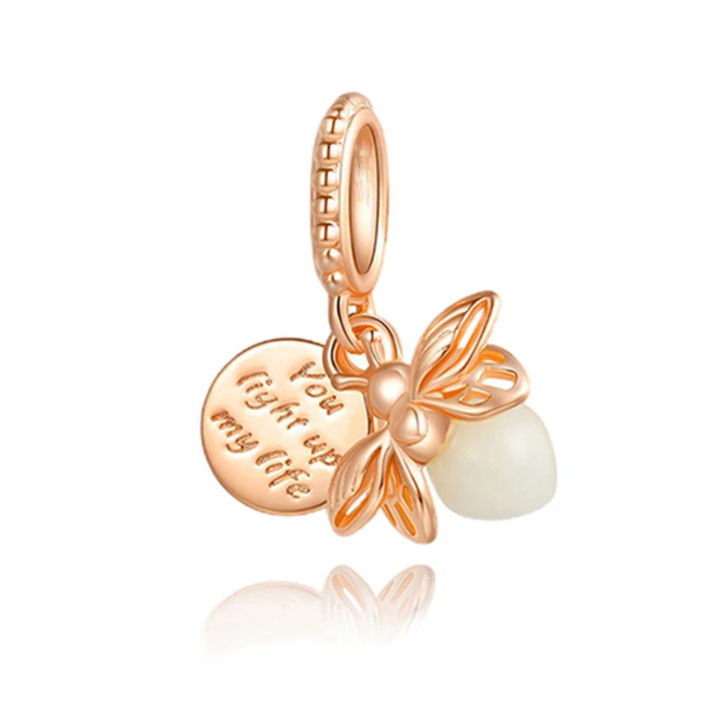 Charm Dorados y Oro Rosa para Pulseras Originales Mujer