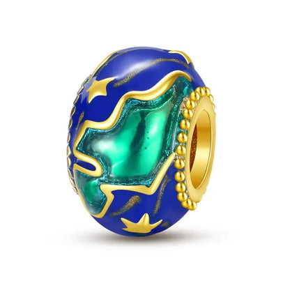Charm separador redondo plata 925 con circonitas de colores – Compatible Pandora, joyería DIY elegante