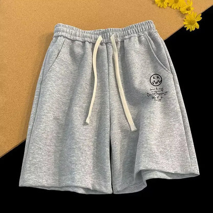 Shorts Hombre 2025 | Pantalones Cortos Oversize de Pierna Ancha y Estilo Deportivo