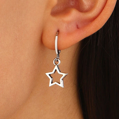 Aros de Estrella Creativos para Mujer - Aretes Modernos y Delicados, Regalo Ideal de Moda