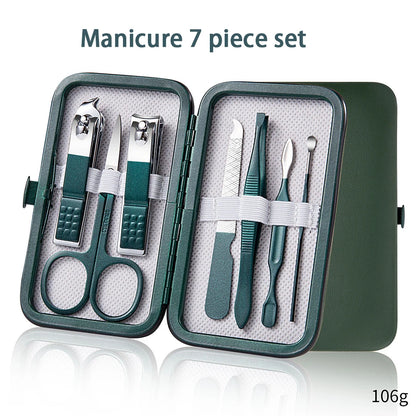 Set de Manicure y Pedicure Portátil 6-18 Piezas Ouriner | Kit de Cuidado Personal con Tijeras de Cejas y Cortauñas