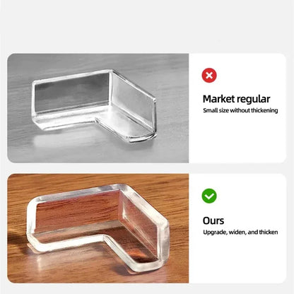 Protectores de Esquinas para Bebé – Juego de 8/16 Piezas, Silicona Transparente, Seguridad Infantil Muebles
