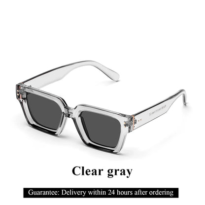 Gafas de Sol Retro Negras Millionaire | Lujo Cuadradas Unisex Hombre & Mujer 2025