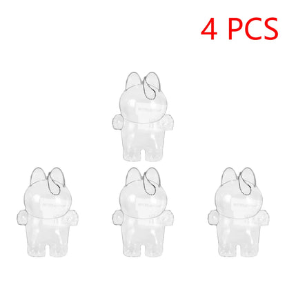 PopMart Monster Labubu V1 V2 | Ropa Protectora Transparente para Muñecos | Accesorios de Fiesta