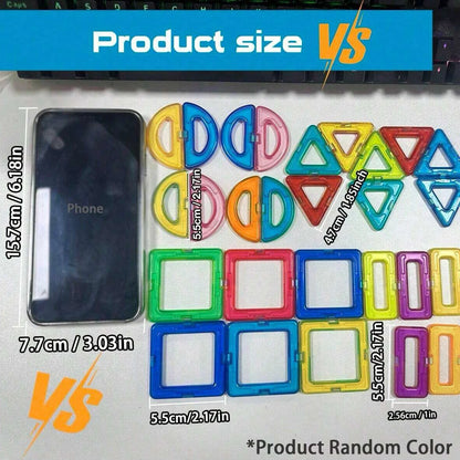 Bloques de Construcción Magnéticos STEM | Juguetes Educativos de Imanes para Niños