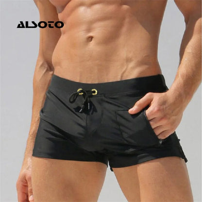 Shorts de Playa ALSOTO para Hombre – Bañador Moderno Transpirable con Boxer y Sunga