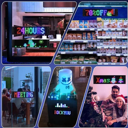 Ojos LED para Camión y Coche Demon Eyes – Pantalla LED Flexible Programable APP Control DIY