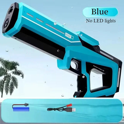 Pulse electric continuous water gun for children, high-pressure and strong waterproof automatic water absorption