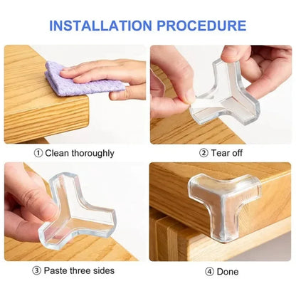 Protectores de Esquinas para Bebé – Juego de 8/16 Piezas, Silicona Transparente, Seguridad Infantil Muebles