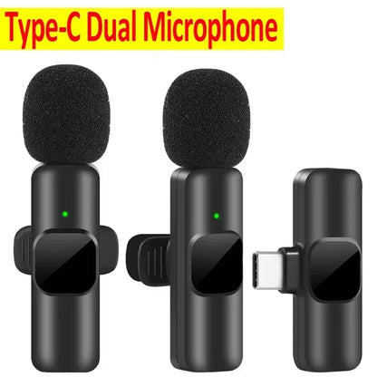 Basix Micrófono Lavalier Inalámbrico 2.4G | Mini Micrófono Portátil para iPhone, Android, Grabación, Streaming y Entrevistas