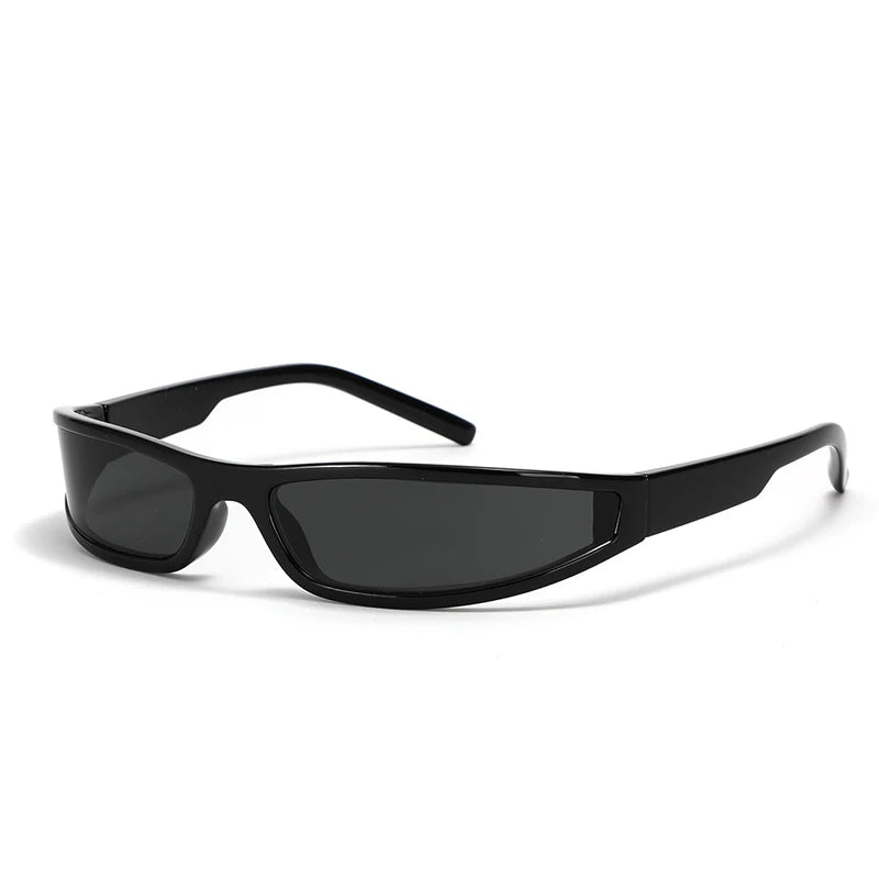 Gafas de Sol Rectangulares Estrechas Mujer – Estilo Y2K Vintage Streetwear UV400