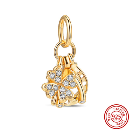 Charm sorpresa de plata 925 estilo estrella y corazón – Bolsa sorpresa random para pulsera DIY mujer