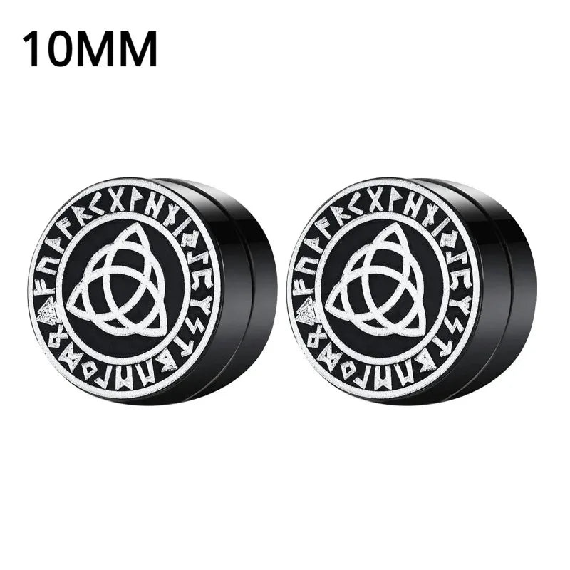 Pendientes Magnéticos de Cristal Unisex | Aros Punk con Zirconia | Joyería sin Perforación para Hombres y Mujeres