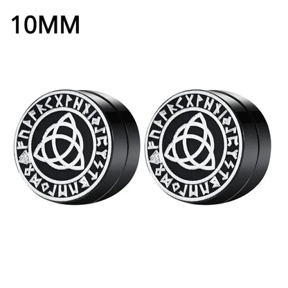 Pendientes Magnéticos de Cristal Unisex | Aros Punk con Zirconia | Joyería sin Perforación para Hombres y Mujeres