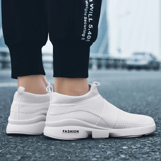 Zapatillas Hombre 2025 | Sneakers Casual de Malla Transpirable y Slip-on
