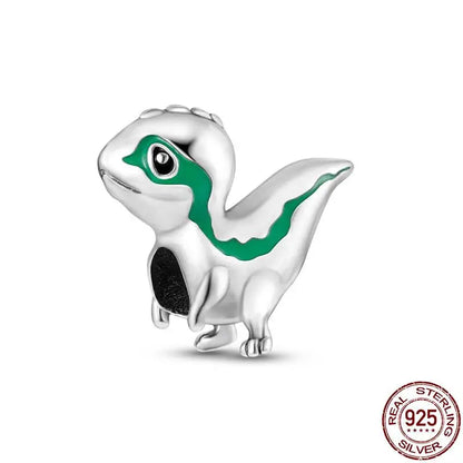 Charm animal mascota en plata 925 – Abalorio elegante para pulsera o collar tipo Pandora, joyería personalizada mujer