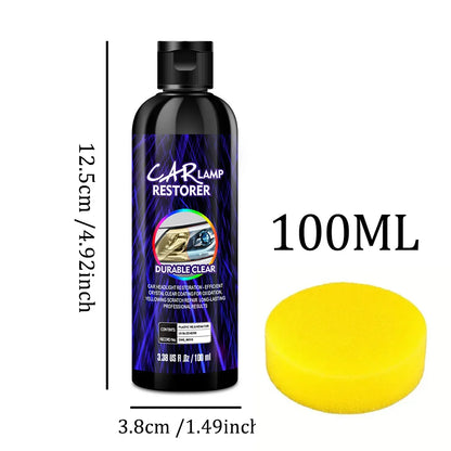 Car Headlight Polishing Agent Scratch Remover Repair Headlight Renewal Polish Liquid Headlights Restoration Kit Auto Accessories