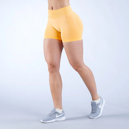 Shorts Deportivos Mujer Seamless | Cintura Triple Plisada Low Rise Yoga & Fitness