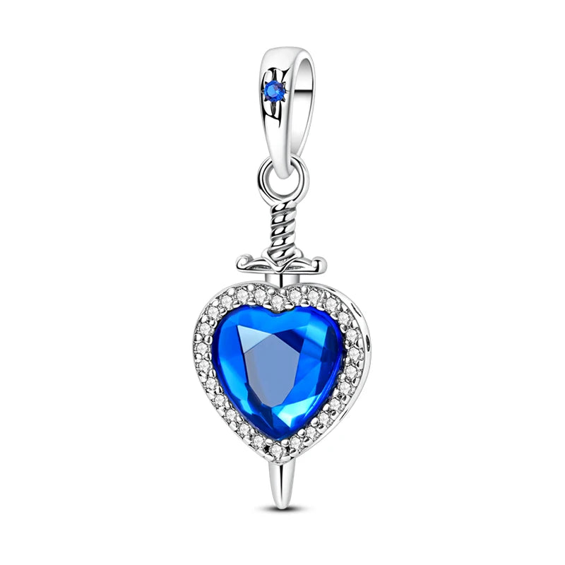 Charm de Plata S925 Hamster, Terrier y Princesa – Abalorios Brillantes para Pulseras Originales 3mm