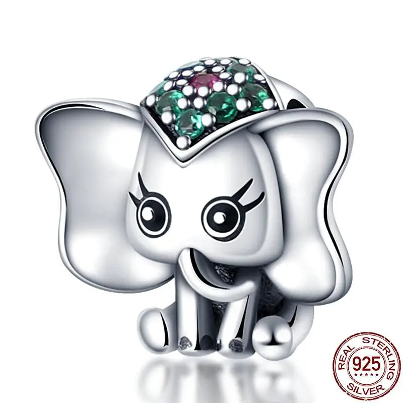 Charm animal mascota en plata 925 – Abalorio elegante para pulsera o collar tipo Pandora, joyería personalizada mujer
