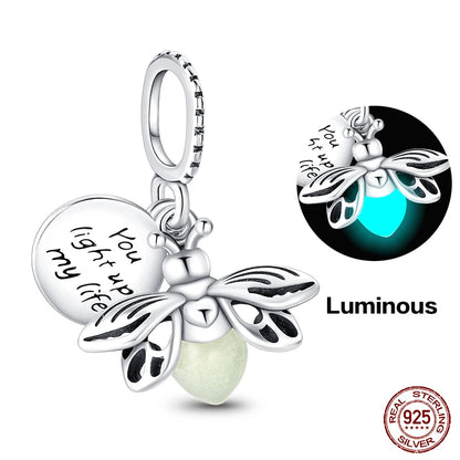 Charm Serie Océano en Plata 925 – Abalorios Tortuga, Cangrejo y Sirena para Pulsera Original Mujer