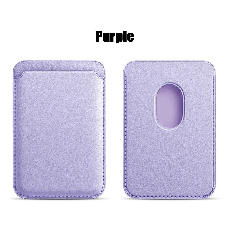 Leather Wallet Case para iPhone 15 Pro Max | Funda de Piel con MagSafe y Tarjetero Compatible con iPhone 14/13/12