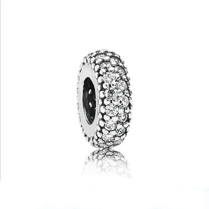 Charm Plata 925 Árbol de la Familia, Pluma, Copo de Nieve y Niño | Dijes Colgantes Compatibles con Pulseras Pandora