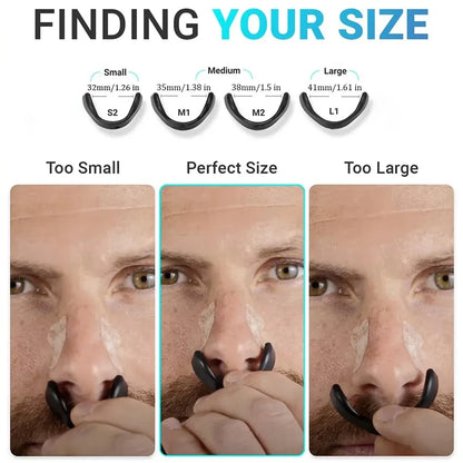 Dilator Nasal Magnético Anti Ronquidos | Tiras Nasales Reutilizables para Mejorar la Respiración y el Sueño