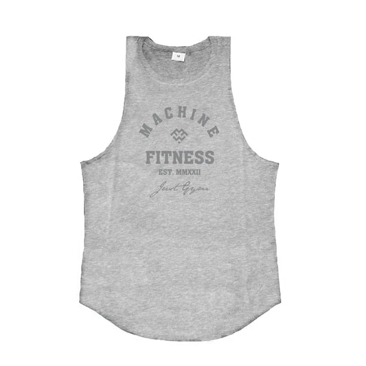 Tank Top "MACHINE FITNESS" para Hombre – Camiseta Sin Mangas de Bodybuilding, Gym y Workout, Algodón y Singlet Muscle