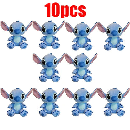 Peluche Stitch Disney 4/8 Pulgadas – Muñeco de Peluche Azul/Rosa | Juguete Anime Lilo & Stitch Regalo para Niños
