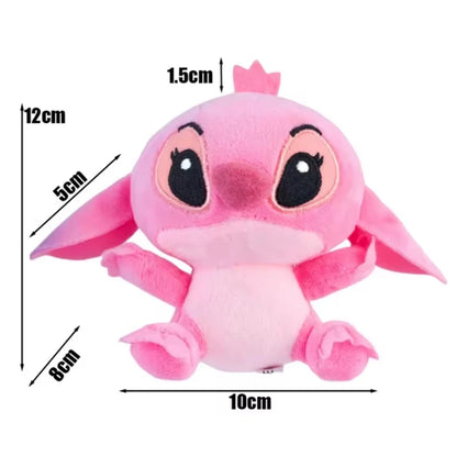 Peluche Stitch Disney 4/8 Pulgadas – Muñeco de Peluche Azul/Rosa | Juguete Anime Lilo & Stitch Regalo para Niños
