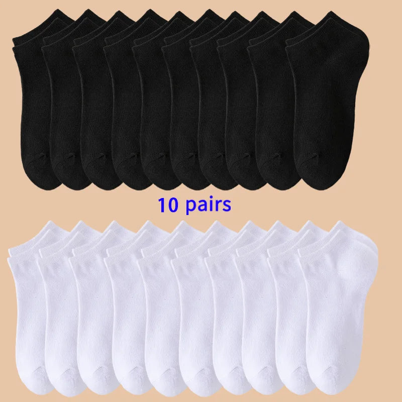 Calcetines Invisibles Unisex | 5/7/10 Pares Antideslizantes y Transpirables para Hombres y Mujeres – Tobilleros de Verano, Anti-olor