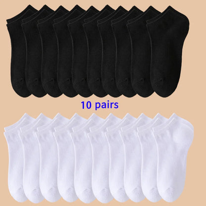 Calcetines Invisibles Unisex | 5/7/10 Pares Antideslizantes y Transpirables para Hombres y Mujeres – Tobilleros de Verano, Anti-olor