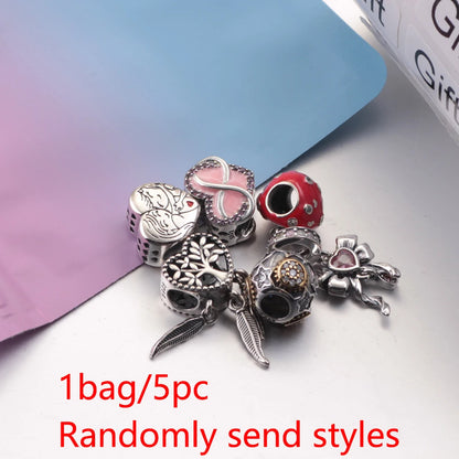 Charm Sorpresa Dopamina de Plata 925 | Dijes Cartoon Estilo Aleatorio para Pulseras DIY