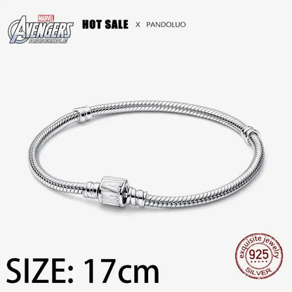 Charm Marvel Iron Man y Spiderman en Plata 925 – Abalorios Disney para Pulsera Original Mujer