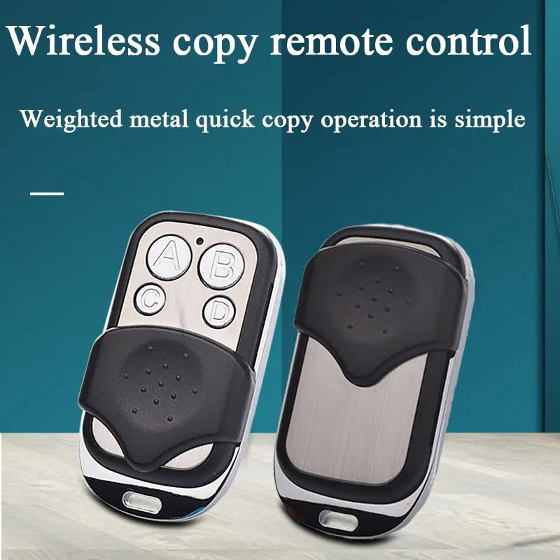 Mando Clonador 433MHz – Control Remoto Universal de 4 Canales para Puertas de Garaje, Portones y Alarmas
