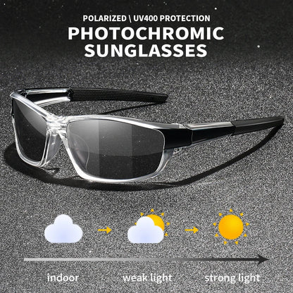 Gafas de Sol Deportivas Fotocromáticas Polarizadas – Unisex UV400 para Ciclismo, Pesca y Conducción